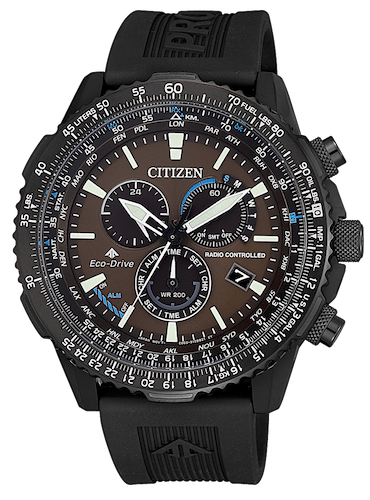 3441-cb5005-13x Orologio Eco Drive Uomo Citizen Crono Pilot CB5005-13X