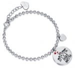 Bracciale donna Luca Barra Incisione Grazie Maestra Acciaio BK1787