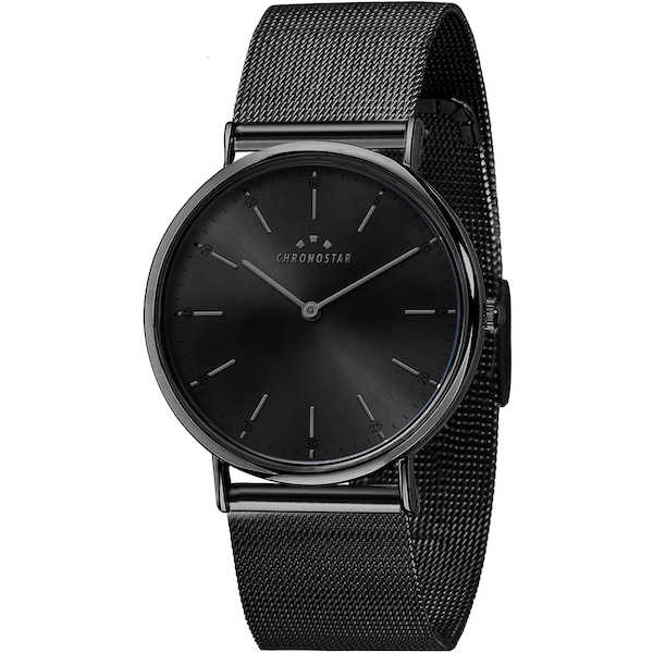 Orologio Uomo Chronostar Preppy R3753252025 Orologio Uomo Chronostar Preppy R3753252025. Cassa in lega con rifinitura lucida della dimensione di 40 mm. Bracciale in metallo di colore nero con chiusura clip e gancio. Orologio con vetro minerale. Prodotto nuovo e originale completo di scatola Chronostar. Garanzia ventiquattro mesi