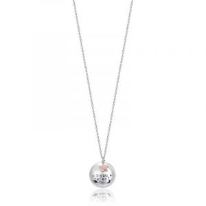 Collana donna gioielli Luca Barra CK1536. Chiama angeliin acciaio. Ciondolo in metallo con scritta ti cerco nei miei sogni. Lunghezza: 90 + 10 Cm. Diametro Ciondolo: 25 Mm. Prodotto nuovo e originale completo di scatola Luca Barra. Garanzia 2 anni