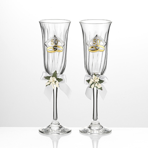 Coppia flutes 50° Argento Valenti 16502 Coppia flutes 50° Argento Valenti 16502