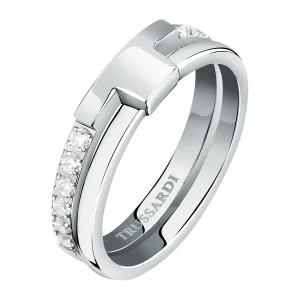 Anello donna Trussardi T-Logo TJAXC42012