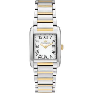 Orologio donna Philip Watch R8253225501 bicolore con cassa rettangolare