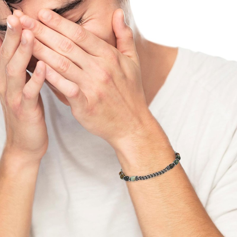 bracciale-sfere-in-pietra-e-dischetti-acciaio-con-catena-centrale (1)