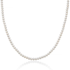 Collana donna Miluna PCL6774 in oro bianco 750 con perle vere Oriente 4-4,5 mm