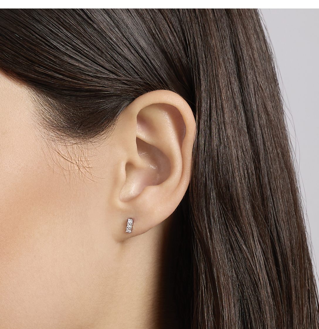 2-Orecchini Mabina Argento con Diamanti Lab-Grown 563896