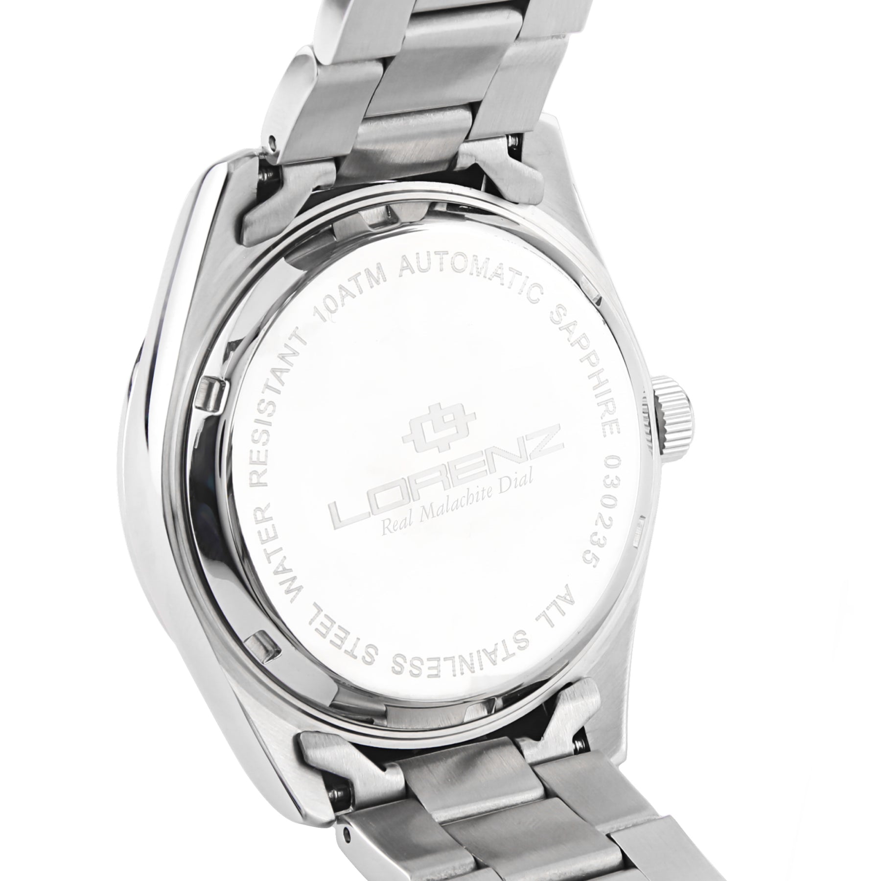 2-Orologio Ginevra Gemstone automatico 030235MM | Quadrante malachite