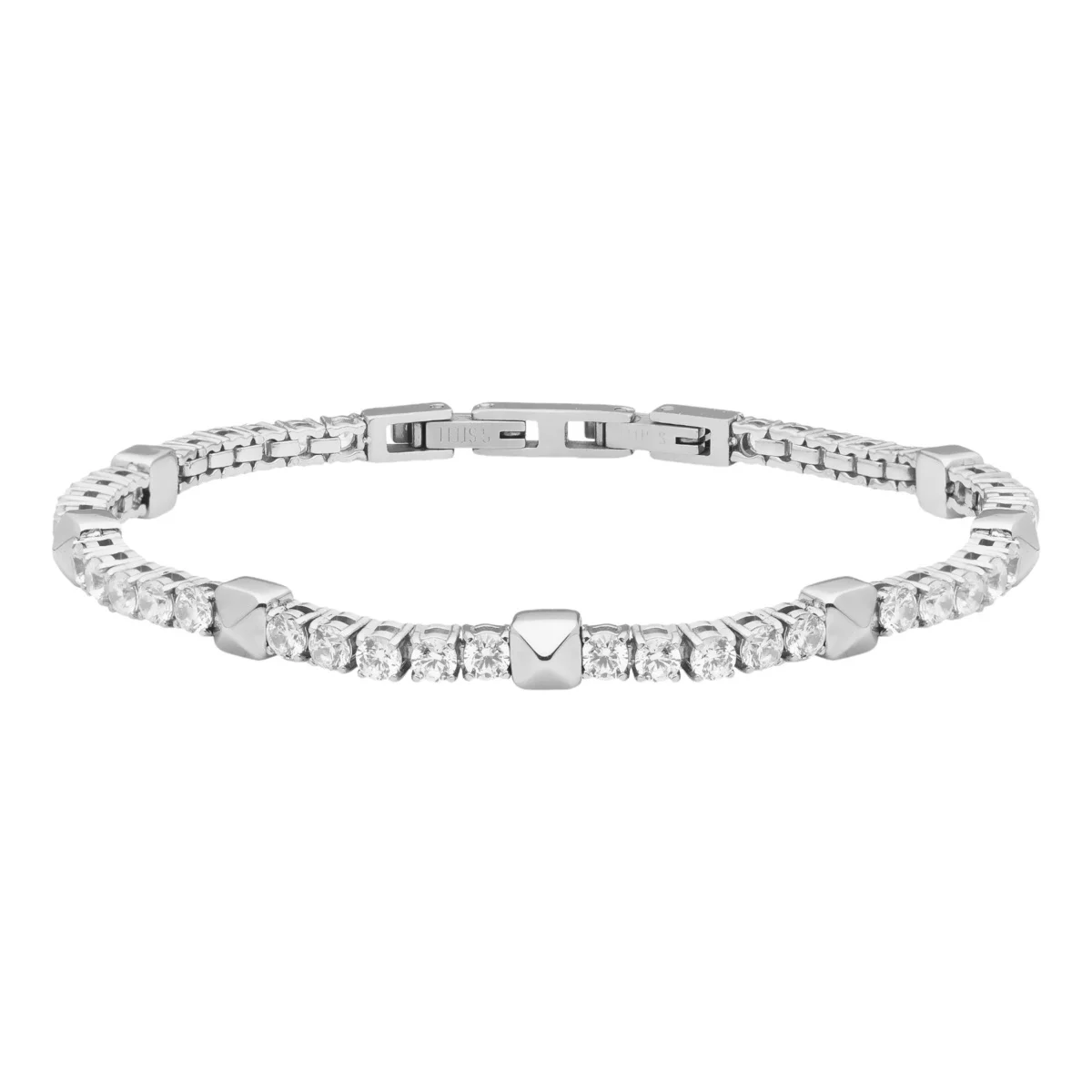 Bracciale Uomo Liu Jo MLJ621 Tennis Acciaio con Zirconi Bracciale Uomo Liu Jo MLJ621 Tennis Acciaio con Zirconi