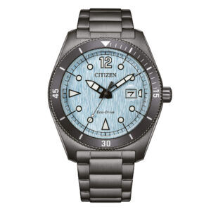 Citizen AW1887-56L Marine Eco-Drive orologio uomo acciaio 43 mm finitura grey