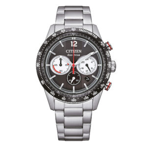 Citizen CA4714-55E Racing Crono Eco-Drive orologio uomo 39 mm bracciale acciaio