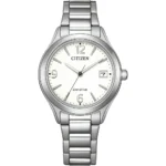 Orologio Citizen FE6121-67A Lady Elegance Eco-Drive Donna Bianco Datario