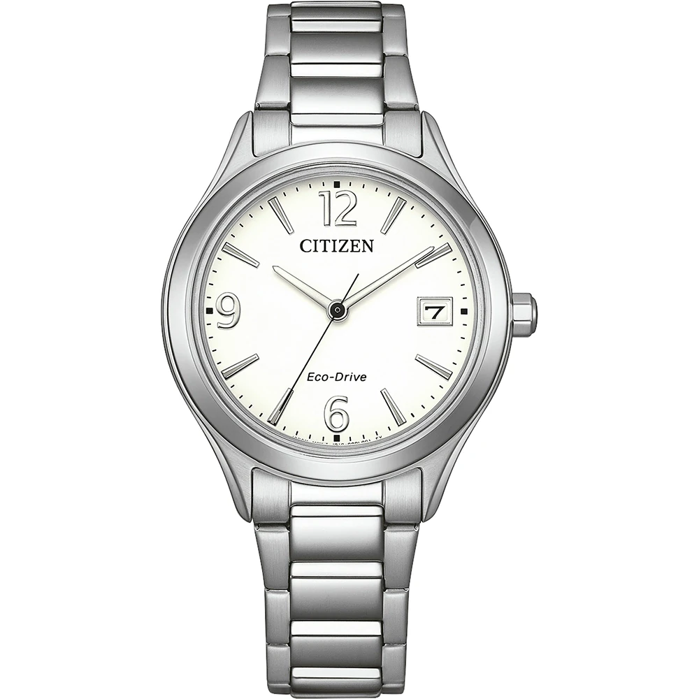 Orologio Citizen FE6121-67A Lady Elegance Eco-Drive Donna Bianco Datario Citizen FE6121-67A Lady Elegance Eco-Drive Donna Bianco