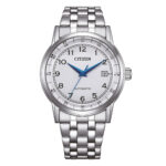 Orologio Citizen NJ0210-56A Classic Automatic Uomo 40mm Acciaio Quadrante Bianco