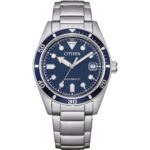 Orologio Citizen NJ0228-51L Automatico Uomo 38mm Acciaio Quadrante Blu