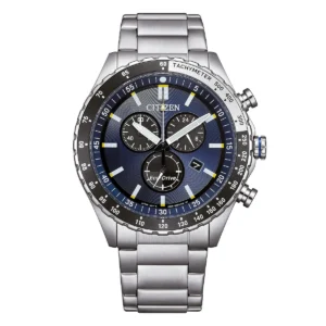 Orologio Citizen Eco-Drive AT2569-80L cronografo blu