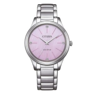 orologio citizen em1220-58x donna acciaio quadrante salvia