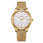 Orologio Citizen Lady EM1222-87A Eco-Drive Donna Acciaio IP Oro 34 mm
