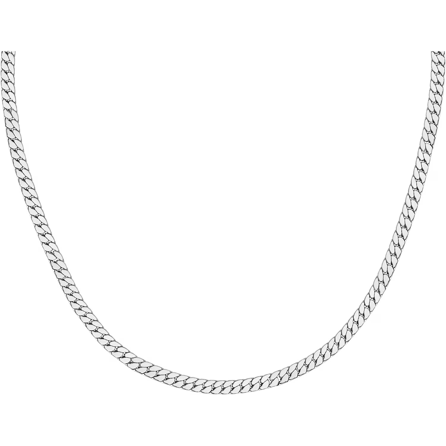 Dettaglio maglie catena in acciaio color silver