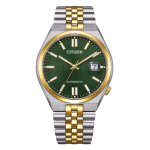 Citizen NK0024-54X Tsuyosa 60 automatico uomo 40 mm bicolore acciaio oro quadrante verde