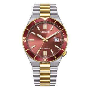 Citizen NJ0234-58X Tsuyosa Shore orologio automatico uomo 40 mm bicolore acciaio oro