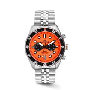Orologio Uomo Lorenz Shark 5 Cronografo 030285OR 42mm WR 200m