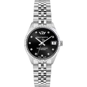 Philip Watch R8253597679 Caribe Urban orologio donna 31mm acciaio e diamanti