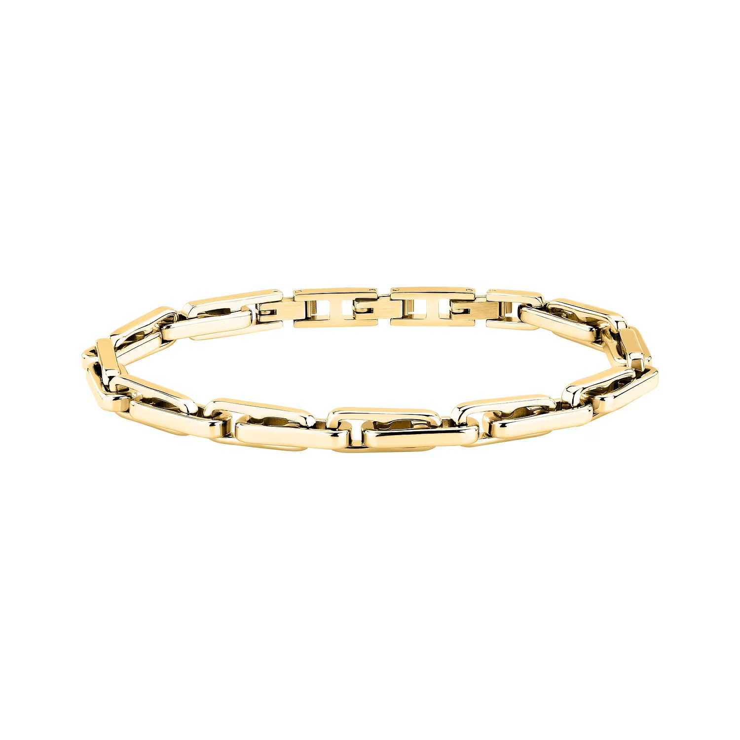 Bracciale uomo Trussardi TJAXV51 T-Steel acciaio dorato