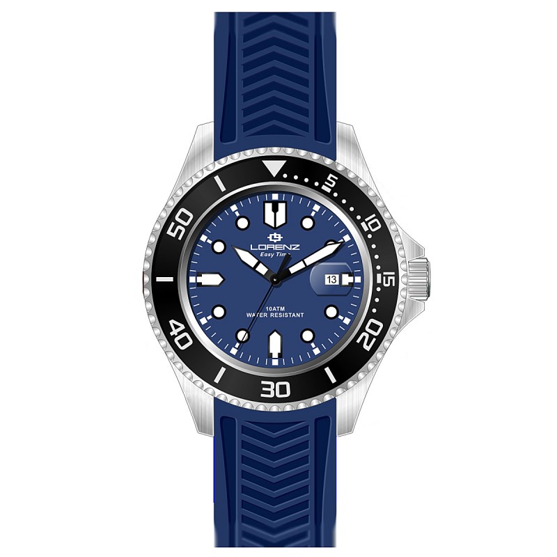 orologio-lorenz-030263ff-quarzo Orologio Lorenz 030263FF uomo quadrante blu