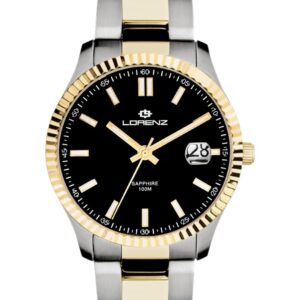 Orologio Lorenz Ginevra 030184BB uomo acciaio oro