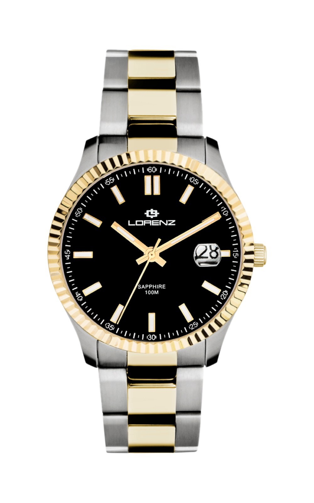orologio-lorenz-ginevra-030184bb-acciaio-oro Orologio Lorenz Ginevra 030184BB uomo acciaio oro