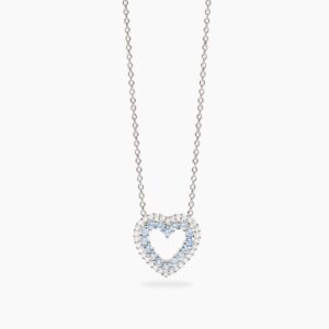 collana mabina 553817 argento rodiato cuore