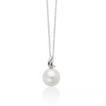 Collana Miluna PCL6841 Oro Bianco con Perla e Diamante