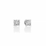 Orecchini Miluna ERD2377 Punto Luce Oro Bianco con Diamanti
