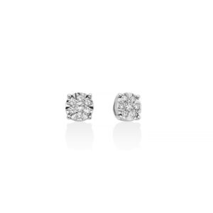 orecchini miluna erd3366 oro bianco diamanti naturali