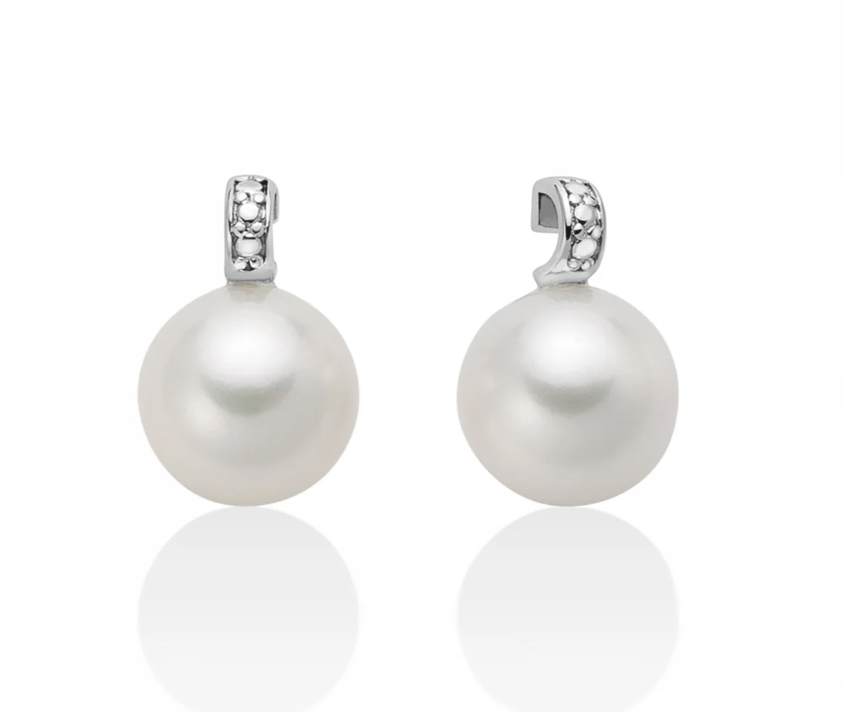 Orecchini Miluna PER2666 Pendenti Oro Bianco con Perle Oriente Orecchini Miluna PER2666 Pendenti Oro Bianco con Perle Oriente