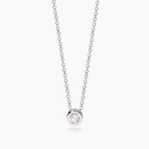 collana mabina 553806 punto luce diamante lab grown