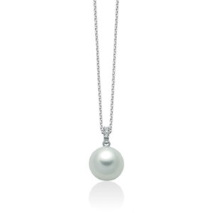 collana miluna pcl5501 oro bianco perla diamanti naturali