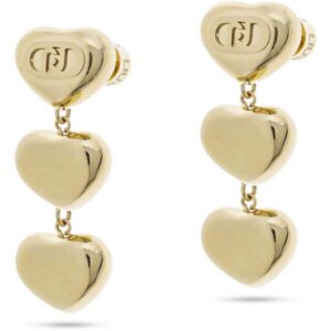 orecchini liu jo lj2631 acciaio oro pendenti 5.3 cm
