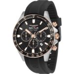 Orologio Sector 230 R3271661031 Uomo Cronografo Acciaio 43mm Silicone