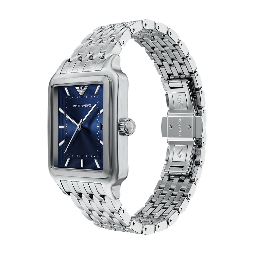 2-Orologio Emporio Armani AR11754 Uomo Rettangolare Acciaio