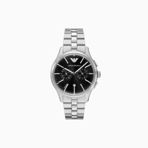 Emporio Armani AR11691 Dario Cronografo Uomo Acciaio Nero 42mm