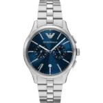 Emporio Armani AR11728 Cronografo Uomo Quadrante Blu