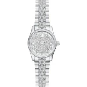 Michael Kors Petite Lexington MK7577 Donna Pavé Silver