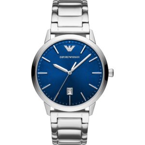 Orologio Emporio Armani AR11311 Ruggero Uomo Acciaio Quadrante Blu 43mm