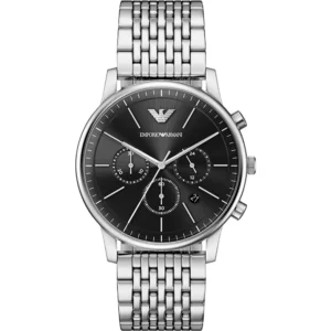 Orologio Emporio Armani AR11772 uomo cronografo acciaio quadrante nero