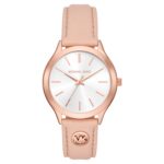 Orologio Michael Kors MK7467 Slim Sunray Donna Oro Rosa Pelle