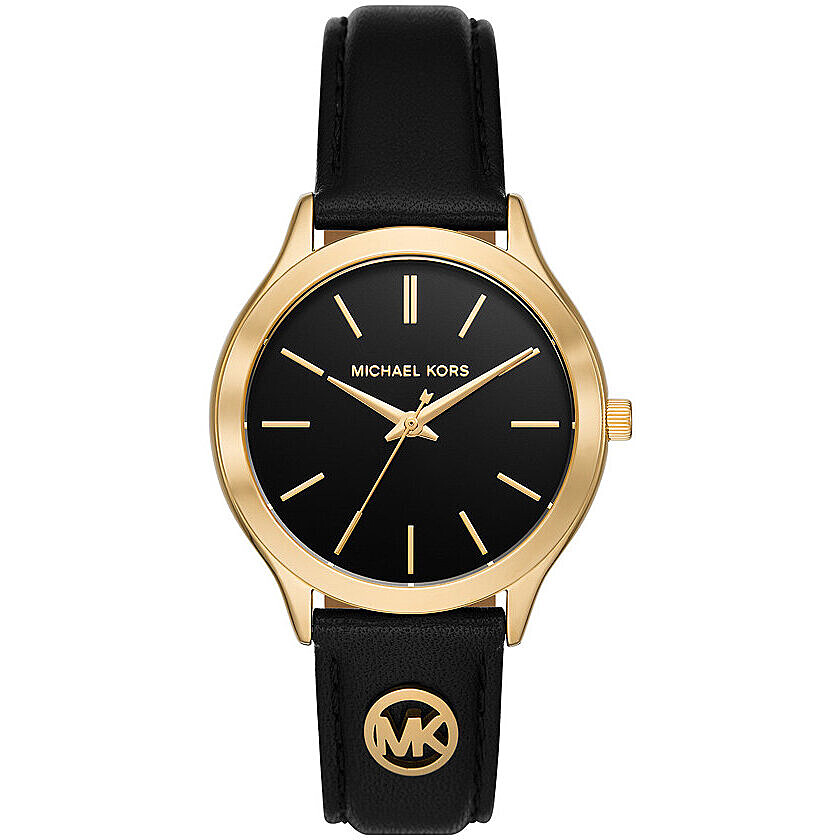 Orologio Michael Kors Slim Runway MK7553 Donna Gold Pelle Orologio Michael Kors Slim Runway MK7553 donna gold pelle