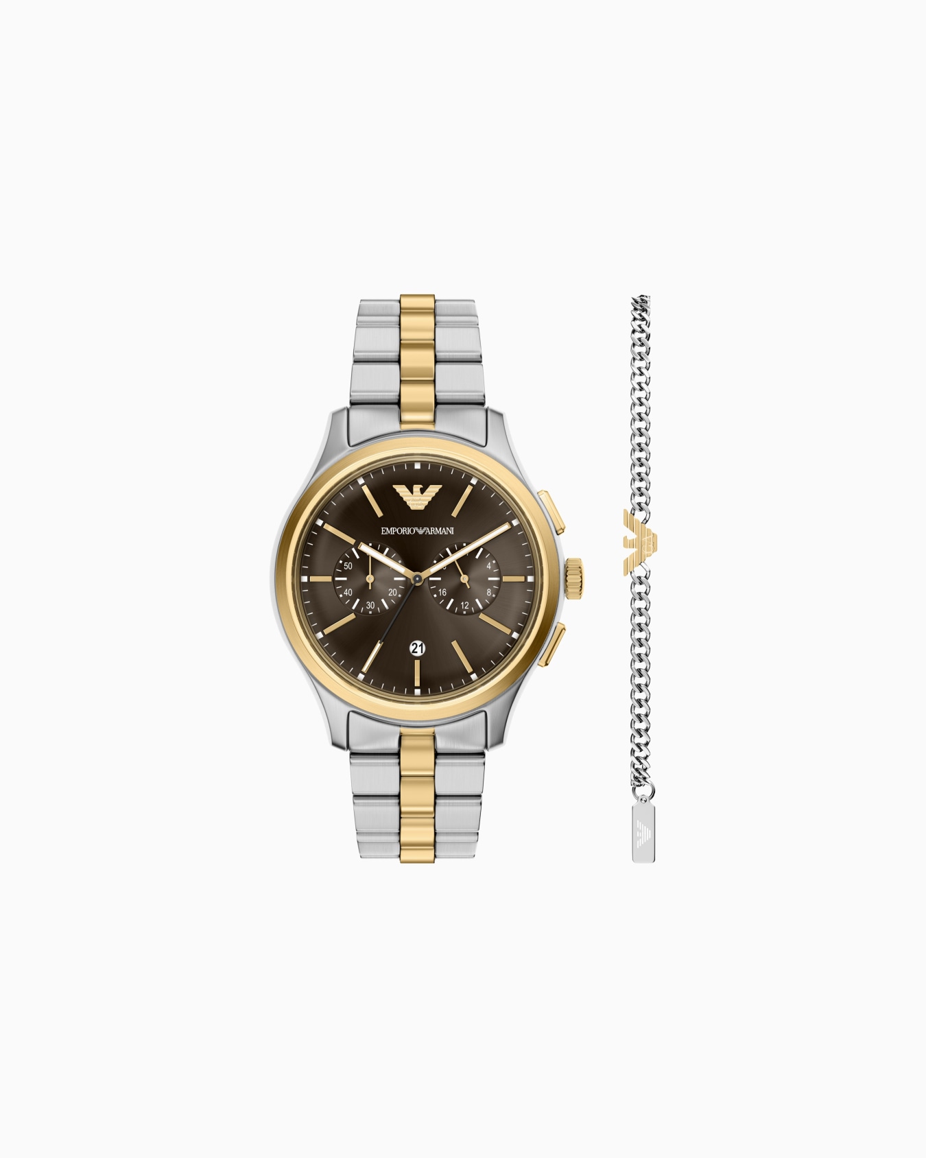 Emporio Armani AR80084SET Dario Set Orologio + Bracciale Uomo Emporio Armani AR80084SET Dario Set Orologio + Bracciale Uomo