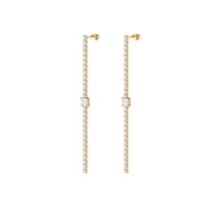 Orecchini Liu Jo LJ3035 Donna Acciaio Dorato con Zirconi