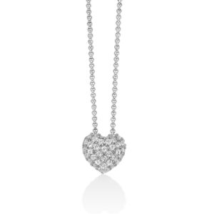 Collana Giochi di Luce CLD5078 Miluna argento pendente a cuore con topazi